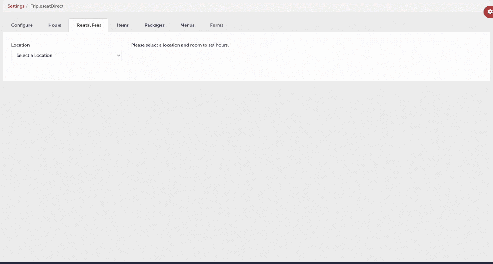 Auto Room Rental (TripleseatDirect) Tripleseat Support